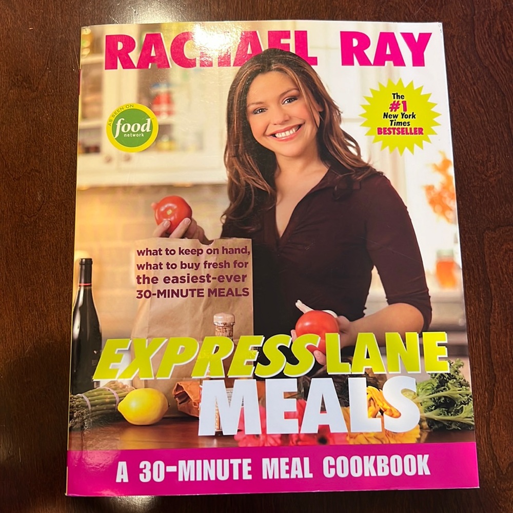 Express Lane Meals by Rachel Ray cooking book as seen on food network like new